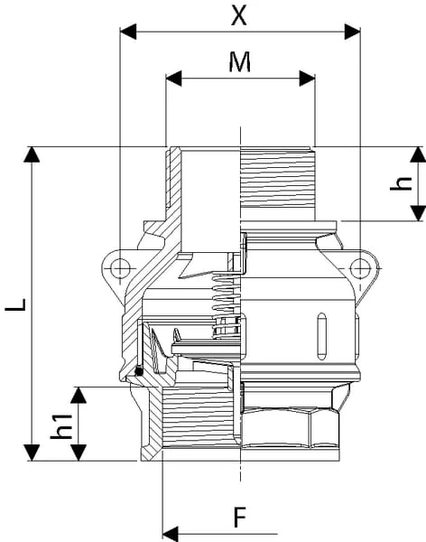 Arag - 5042007 - Rueckschlagventil Fussventil 2 M-2 F