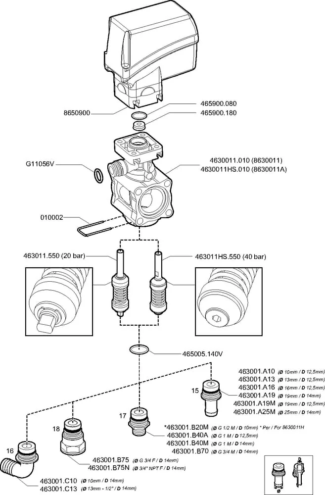 Arag - 8630011 - Elektrisches Steuerventil 863