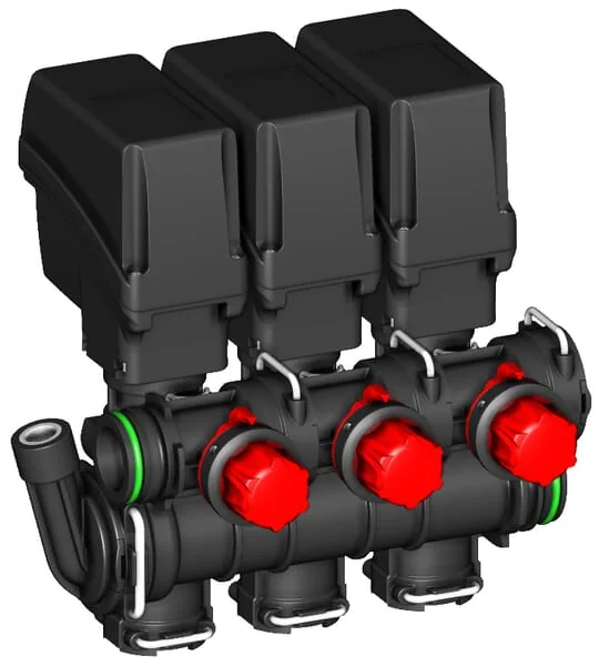 Arag - 863T0130 - Elektroventil-Set 3 Sektoren, Mit Bypass, T5