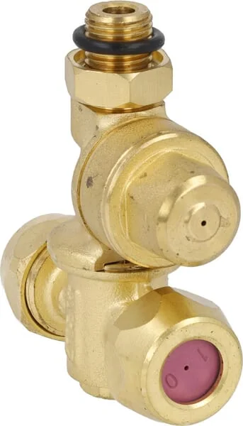 Arag - F20002A - Doppel-Messingdüsenhalter 1,0/1,2