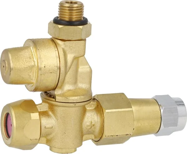 Arag - F20003 - Doppel-Verstellbarer Messingdüsenhalter H1,2 P.1,5