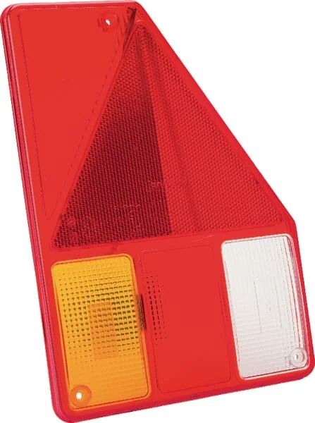 Aspöck - 188442107 - Lichtlinse Bernsteinfarben/Rot/Transparent Hinten/Rechts Aspöck