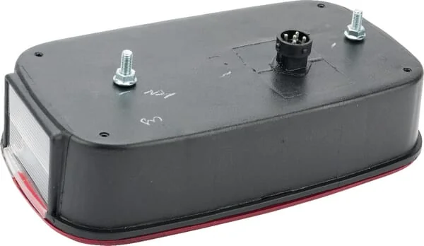 Aspöck - 248000007 - Ruecklicht Links Rechteckig, 12V, Rot/Transparent/Bernsteinfarben, Aufgeschraubt, 244x Multipoint III Von Aspöck