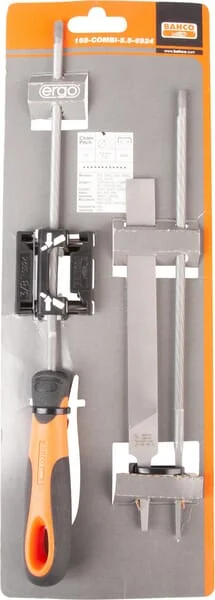 Bahco - 168COMBI556924 - Feile-Set Fuer Motorsaegenkette 7/32" 5,5mm, Rund