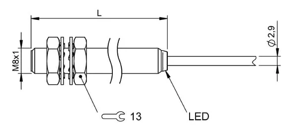 Balluff - BES002W - Induktiver Naeherungsschalter