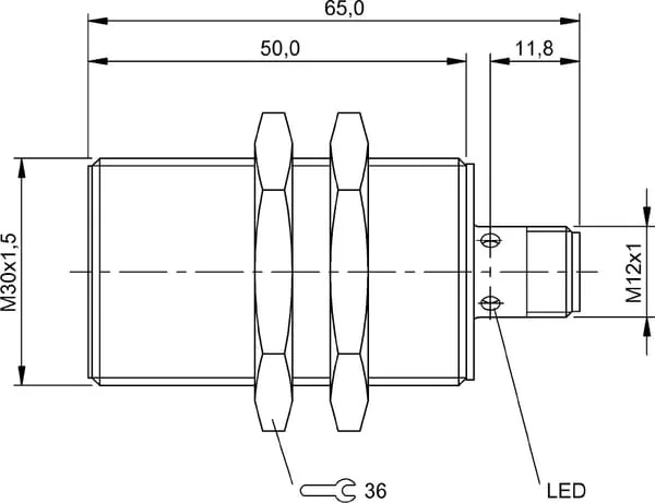 Balluff - BESM30MIPOC15BS04G - Induktiver Naeherungsschalter