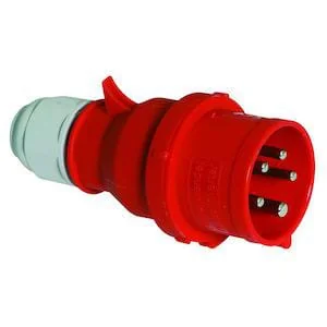 Bals - B002602 - Cee-Maschinenstecker 16A 5P 400V IP44, Phaseninverter