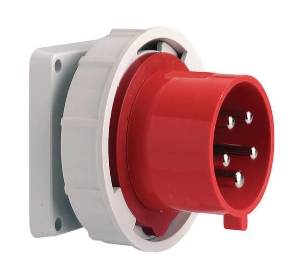 Bals - B0028109 - Maschinenstecker mit Flansch, 32A 5P 400V IP67