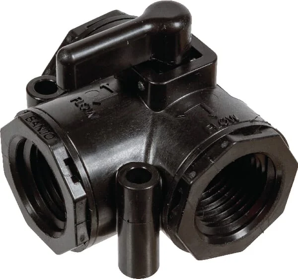 Banjo - LV050SLV - Ventil 1/2" Seitlich 3x Innengewinde NPT