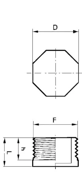 Banjo - PLUG075 - Stopfen 3/4" NPT PP