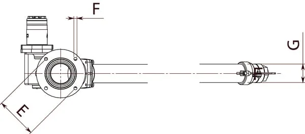 Battioni Pagani - 6100300027 - Schwenkbare Kanone 4 Zoll Hydraulische