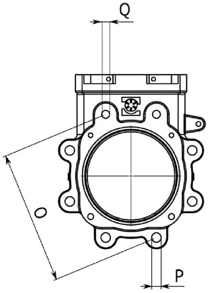 Battioni Pagani - LVB150 - Absperrschieber 6" Standard Locker Bidi Battioni Pagani
