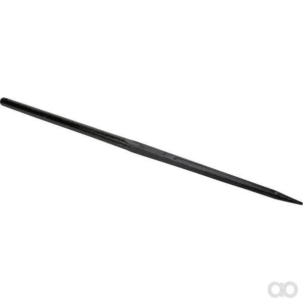 Battista Porteri - FT421400 - Ladeschaufelzinke, Gerade, Doppel-T-Profil 42x1400mm, Spitzzinke Mit M42 Diameter 12,9 Spannstift, Schwarz, Battista Porteri