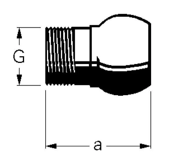 Bauer - 1010801 - Kugel 2" Mit Gewindeende 2"