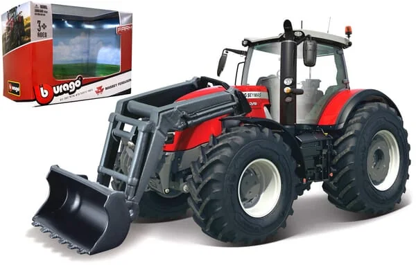 Bburago - BB1831633 - Massey Ferguson 8700 Mit Frontlader