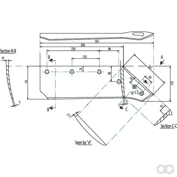 Bellota - KK073003BN - Schar 14" Links