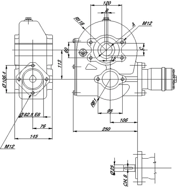 Berma - RT19040 - Getriebe 10,2:1
