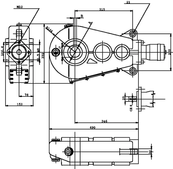 Berma - RT40055 - Getriebe 35,2:1