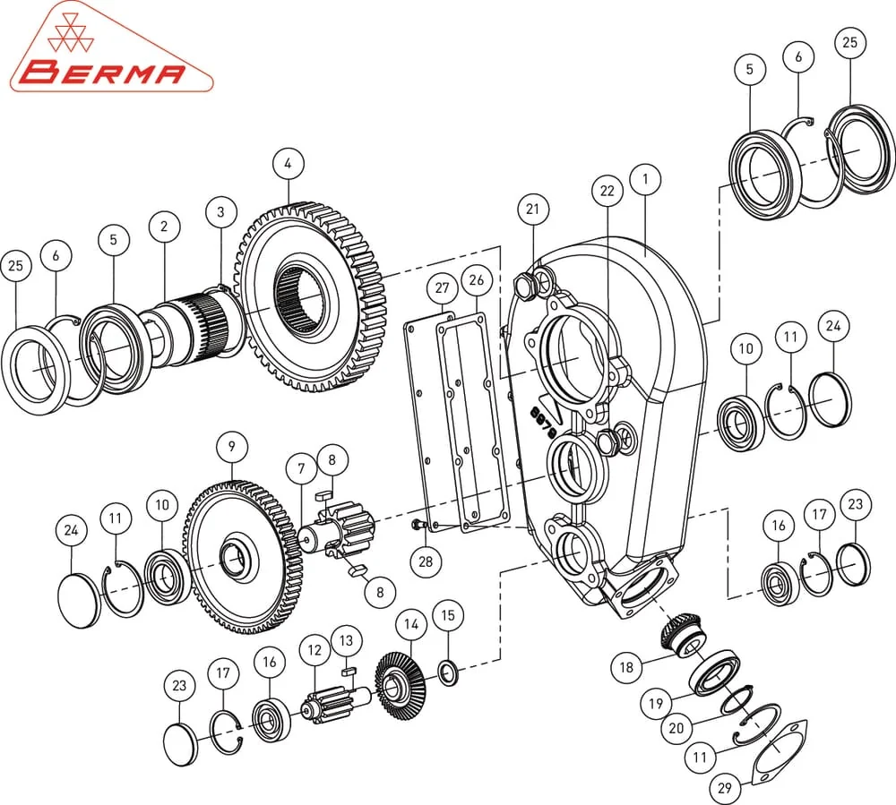 Berma - RT88393 - Ritzelwelle