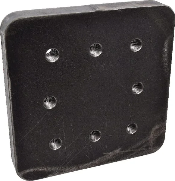 Bernhofer Gesenkschmiede - 3002929 - Aufschweiss-Montageplatte 110x100mm 8x M16