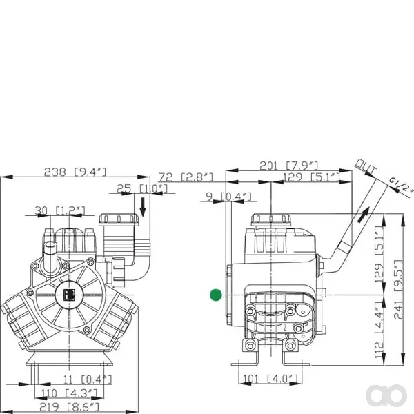 Bertolini - 037007973VF - Pumpe PA 430.1-VF