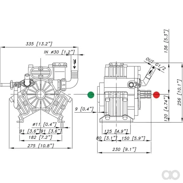 Bertolini - 236005973VC - PA 530-VC Bertolini-Pumpe