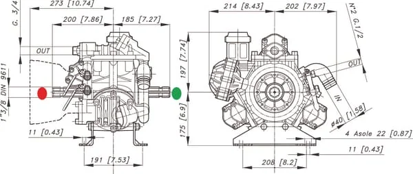 Bertolini - 485000973VD - IDB 1100-VD Bertolini Pumpe