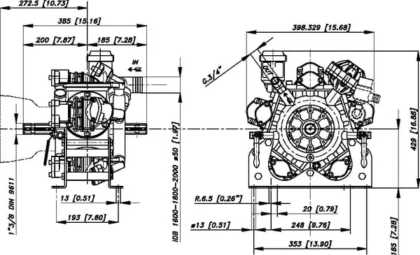 Bertolini - 496020973VD - IDB 1800-VD Bertolini Pumpe