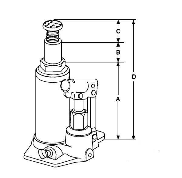 Big Red - TH93204 - Hydraulischer Wagenheber 32 t