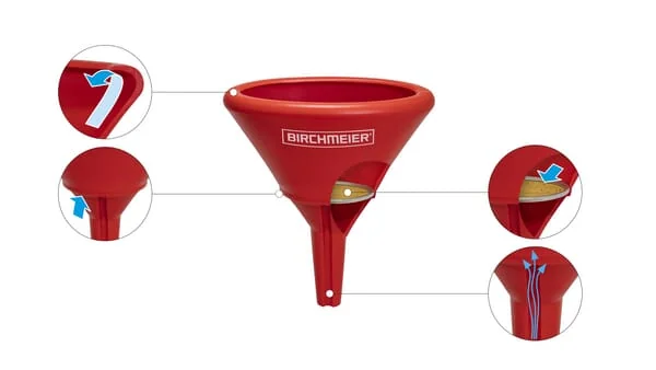 Birchmeier - 72600399 - Trichter 14x9.5cm Hoehe 16.5cm