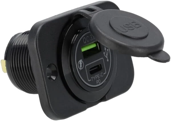 Blaupunkt - GSM052 - USB-C + USB-A-Buchse 12/24V Unterputz