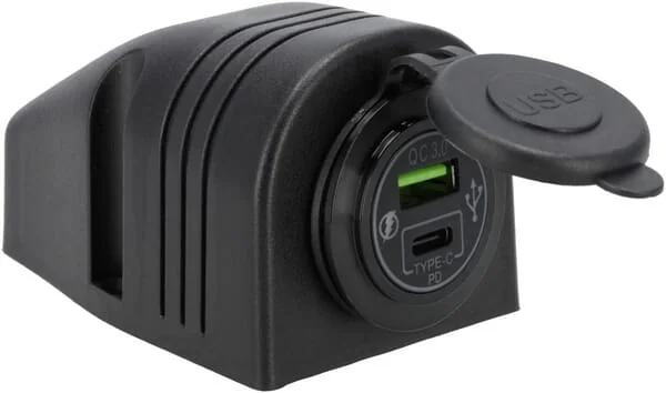 Blaupunkt - GSM053 - USB-C + USB-A-Buchse 12/24V Aufputz