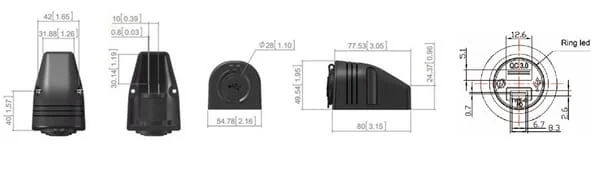 Blaupunkt - GSM053 - USB-C + USB-A-Buchse 12/24V Aufputz