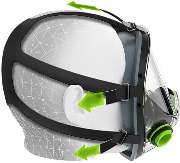 BLS - 1955BLS8001083 - Vollgesichtsmaske BLS 5600, Klasse 2