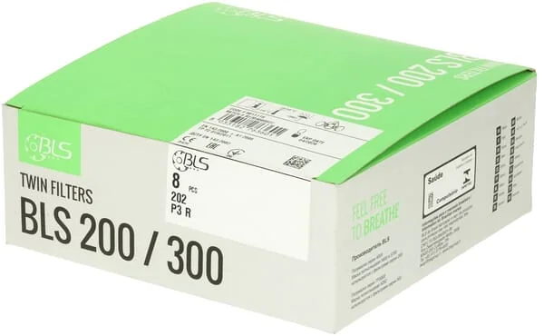 BLS - BLS8011118P008 - BLS 202 P3 R Filter 8 Stueck