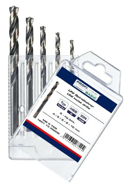 Bohrcraft - 11291330005 - Bohrersatz Links HSS-G 4-10mm 5 Stueck