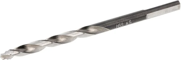 Bohrcraft - 12020700450 - Bohrer 4,5 mm HSS-DIN 338-G Turbo Step