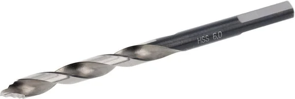 Bohrcraft - 12020700600 - Bohrer 6,0 mm HSS-DIN 338-G Turbo Step