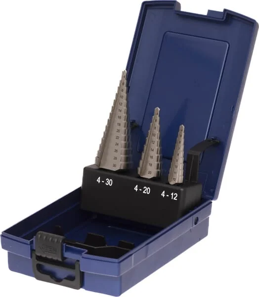 Bohrcraft - 17601330003 - Stufenbohrer-Set 3-Teilig