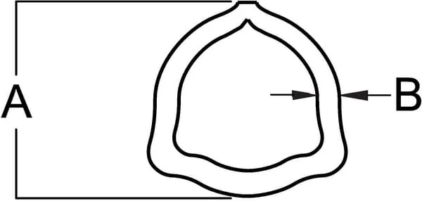 Bondioli Pavesi - 125073000R06 - Profilrohr Innen Dreieckig 4/G4 Diameter Innen: 28 Diameter Aussen: 36x4mm L: 3m Bondioli Pavesi