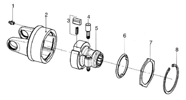 Bondioli Pavesi - 4210C0001R03 - Nocken mit Feder-Set