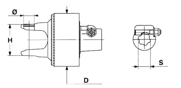 Bondioli Pavesi - 6WH266905R - Kupplung LR24 2600nm 1.3/4Z6