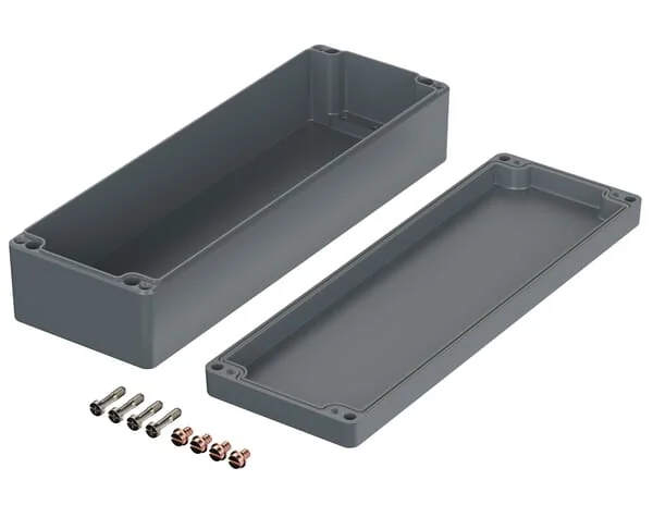 Bopla - A124 - Montagebox 120x360x80mm Aluminium