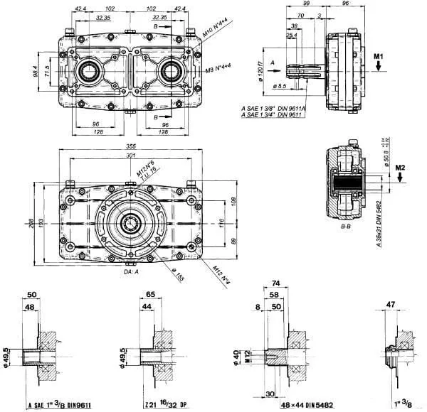 Borelli - GBF30D238 - Getriebe (B)