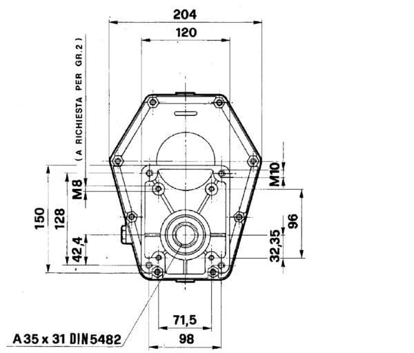 Borelli - GBF30S120 - Getriebe GBF-30-S-1-2,0 (M/GR3)