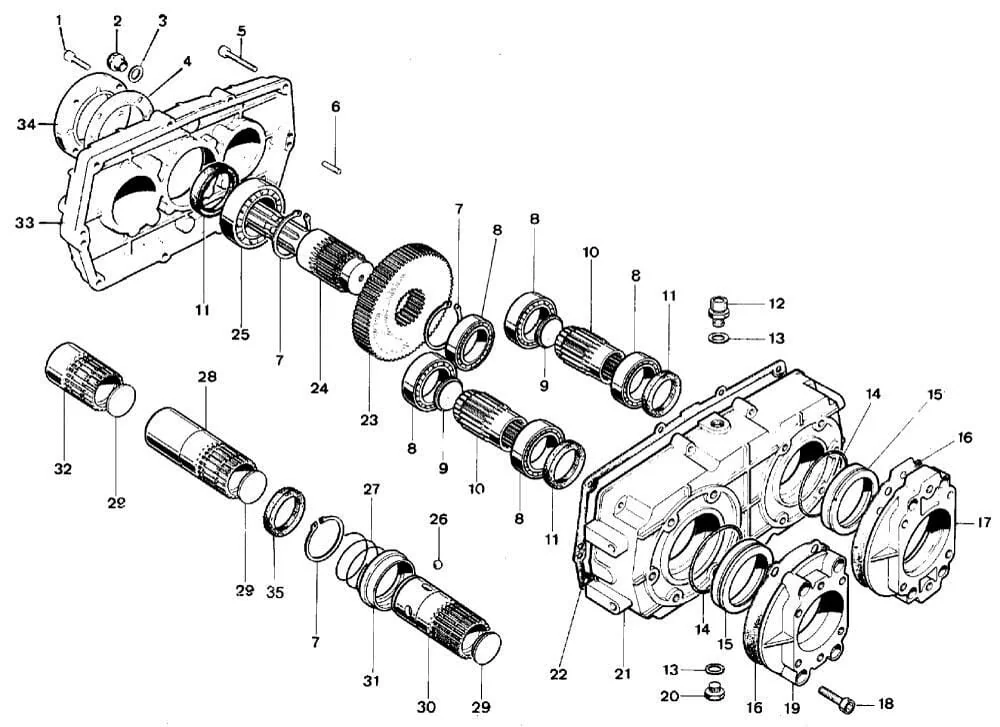 Borelli - GBU35D130 - Getriebe (A)