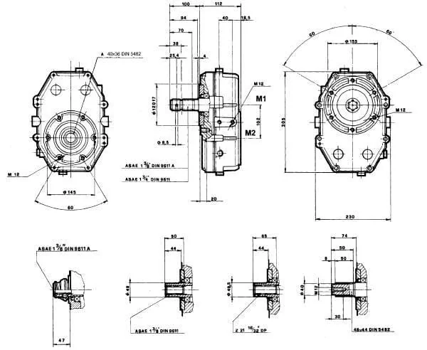 Borelli - GBU35S138 - Getriebe (AS)