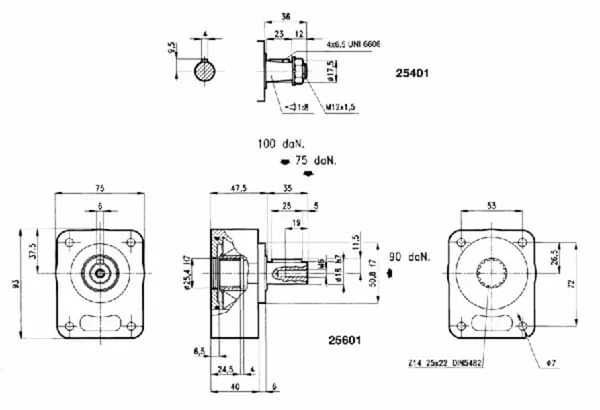 Borelli - T18 - Lagerung Fuer Konische Welle 1:8