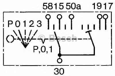 Bosch - 0342316002 - Gluehstartschalter
