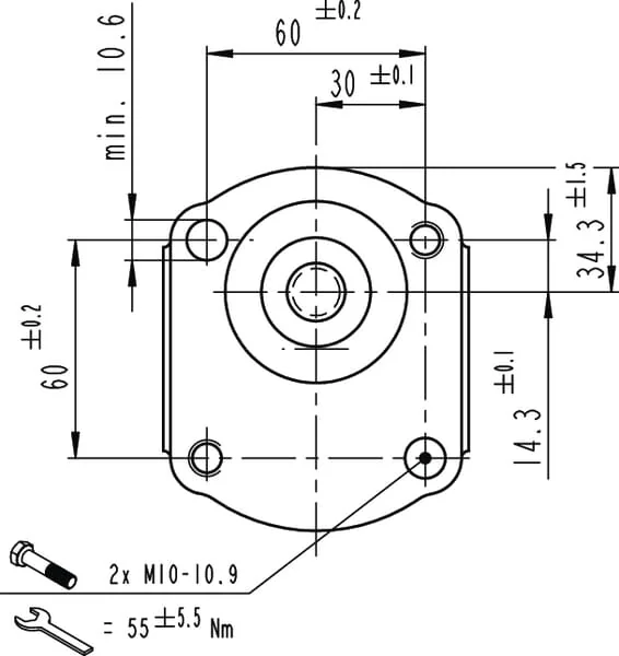Bosch Rexroth - 0510715309 - Zahnradpumpe Azpf-22-022lfp20mb-S0040 Bosch Rexroth